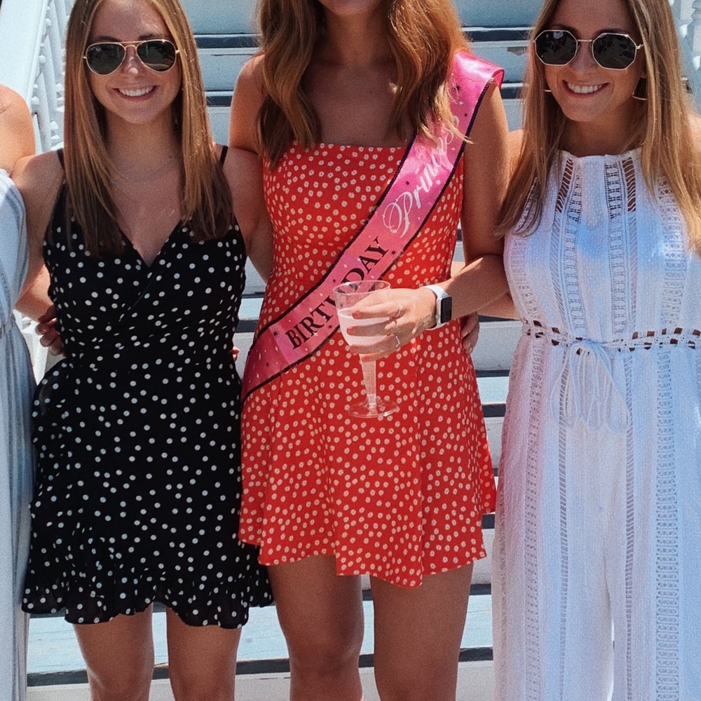 Princess Polly Orange Floral Dress